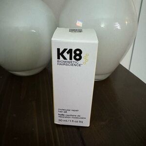 AUTHENTIC K18 MOLECULAR REPAIR HAIR OIL 1 fluid oz. New In Box Sephora Pro! NIB!